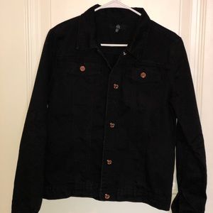 Missguided Black Jean Jacket